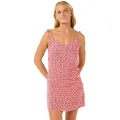 Rip Curl Cala Mayor Mini Tie ärmlös Kort Klänning