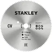Stanley Sågklinga för trä STA10290-XJ; 170x16 mm; 100T