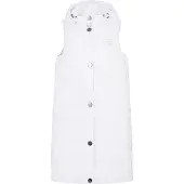 Armani Exchange Quiltad lång gilet för dam och dam (Vit)