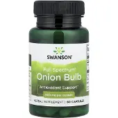 Swanson Health , Fullspektrum Onionskal, 400 mg, 60 kapslar