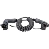 Ks Tools 117.7310 Elbil laddkabel 5 m Spiralkabel