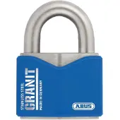 ABUS 37ST/55, Konventionellt hänglås, Tangentlås, Olika låsning, Blå, Rostfritt stål, Rostfritt stål