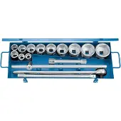 Gedore D 32 FMU-2 Hylsnyckelsats 3/4 16 delar 6281230