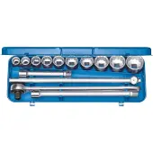Gedore 6280690 Hylsnyckelsats metrisk 14 delar 6280690