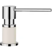 BLANCO LATO doseringspump Silgranit-Look delikat vit/krom
