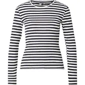 Pieces T-shirt 'PCRUKA' svart / vit