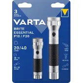 Varta Brite Essential Twinpack F10 / F20 - Ficklampa - LED (2-pack)