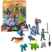 Fisher-Price Paket Med Dinosauriefigurer Från Land Hav Och Luft
