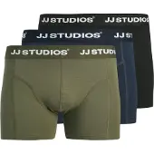 Jack & Jones Boxershorts 'JACSOHO' marinblå / marinblå / khaki