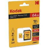 Kodak MicroSDXC 64GB CL10 V10 UHS1