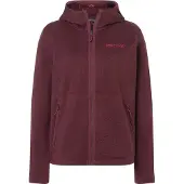 Marmot Women's Drop Line Full Zip Hoody Acai Berry Heather