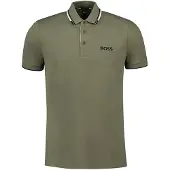 BOSS Paddy Pro 10226584 Green Kortärmad Polotröja