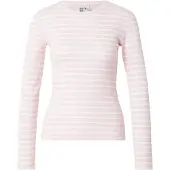 Pieces T-shirt 'PCRUKA' rosa / vit