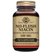 Solgar Icke-flushande Niacin 500 Mg 50 Enheter