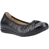 Hush puppies Lilith Läder Kvinno Svarta Standard Platta Skor