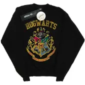 Harry Potter Filled Crest Varsity-tröja för flickor (Svart)