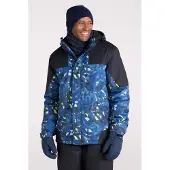 Mountain Warehouse Camo skidjacka & skidbyxor för herrar (Mörkblå)