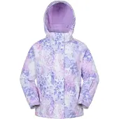 Mountain Warehouse Skidjacka med vattenfärg för barn/barn (Rosa)