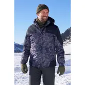 Mountain Warehouse Skidjacka Shadow II med tryck, herr (Brun)