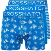 Crosshatch Herr Hovland Boxer Short (3-pack) (Directoire Blå)