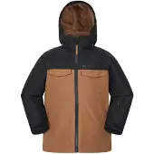Mountain Warehouse Barn Titan Vattentålig Vadderad Skidjacka (Svart)