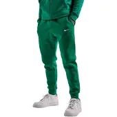 Nike Enfärgade Mörkgröna Träningsbyxor
