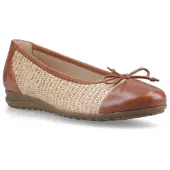Hush puppies Laurie Tåskydd Läderskor Dam Tan Standard Lågskor