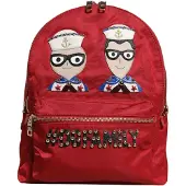 Dolce&Gabbana Röd #DGFAMILY VULCANO Dekorationsryggsäck