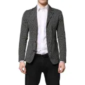 Dolce&Gabbana Tryckt Blazer Klassisk Passform