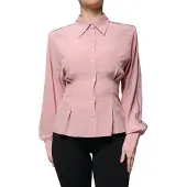 Dolce&Gabbana Sidenblus Långa Ärmar
