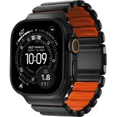 Nomad Stratos Band, Band, Smartwatch, Svart, Apple, Ultra 1-11 and SE, Titan