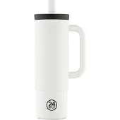 24Bottles Straw Cup Ice White 800ml Termosmugg 800 Ml