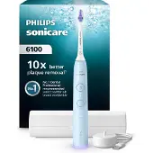 Philips Sonicare 6100 series HX7406 - Tandborste - ljusblå