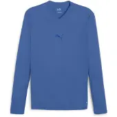 Puma Teamgoal Baselayer Tee Ls Electric Blue Lemonade-Team Royal, storlek X-Large