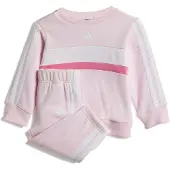 Adidas Träningsdräkt 'Seasonal Essentials Tiberio' rosa / rosa / vit