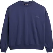 Superdry för kvinnor. W2012475A Sweatshirt Essential Logo GD Relax marinblå (M), Casual, Bomull, Lång ärm, Marino