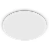 Philips Taklampa Superslim, dimbar, Vitt / opal, Vardagsrum / matsal, Syntetmaterial, Taklampa