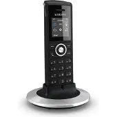 Snom M25 - Trådlös förlängningshandenhet med nummerpresentation/samtal väntar - DECT - svart