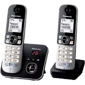 Panasonic KX-TG6822FRB Trådlös Telefon i Svart och Grå
