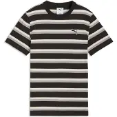 Puma Ess Elevated Striped T-shirt Med Korta ärmar