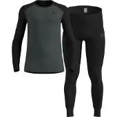 Odlo Men's Active Warm Base Layer Set Black - Urban Chic