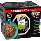 Sheba Sauce Collection Adult Mix Selection våtfoder katt (bägare 85 g)