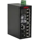 Roline 10-Port Gigabit Switch (8x RJ45+2x SFP) Layer2 PoE+ Smart Managed, 240W