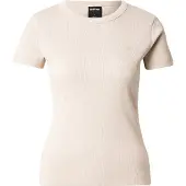 G-Star Slim Rib T-Shirt - Beige - Women