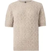 Pieces Lelou O-neck Knit Tröja