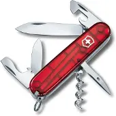 Victorinox Spartan, Swiss pocket knife, red transparant