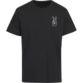 Mister tee T-shirt 'Peace Sign' svart / vit