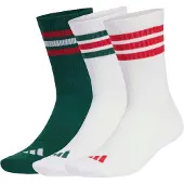 Adidas Sockor 'ESS' grön / röd / vit