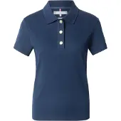 Tommy Hilfiger Slim Fit Gold Tone Button Polo Shirt