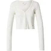 Calvin Klein Jeans Cropped Ribbed Cotton Cardigan